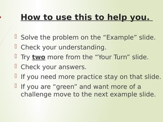 Completing the Square, practice and extention