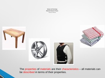 PROPERTIES OF MATERIALS AND PRODUCTS