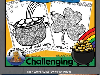 Valentine's Day and St. Patrick's Day *Maze Bundle* | Teaching Resources