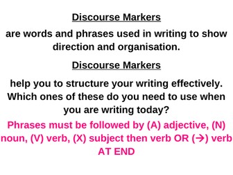 Discourse Markers - German