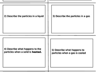 Structure and Bonding C3 revision cards