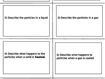 Structure and Bonding C3 revision cards