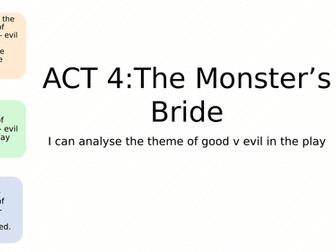 Frankenstein Act 4