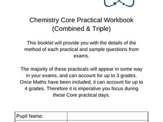 Chemistry Core Practical Booklet & Mark Scheme (Edexcel)