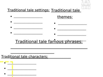 Features of a traditional tale