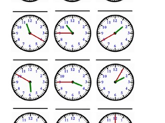 Year 2 Maths: Tell the time to the nearest 5 minute interval