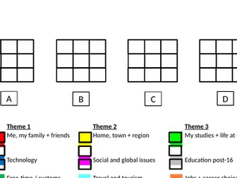 Free Sample - GCSE German Revision Game - AQA new spec