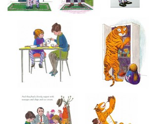 Tiger Who Came to Tea Year 1 differentiated resources (week 2)