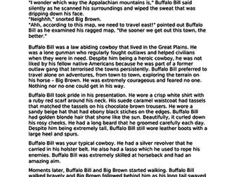 Wild West Adventure Short Story Narrative