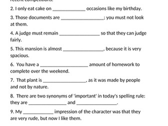 Cial and tial suffix