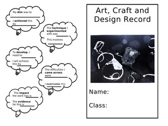 Art Assessment Record KS3&4