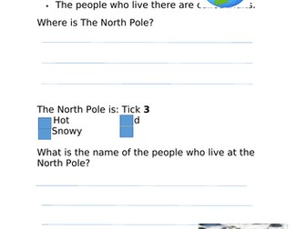 Arctic Reading Year 2 Key Stage 1