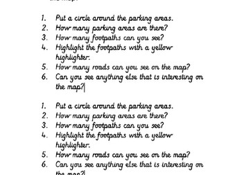Reading a Map and Using a Key