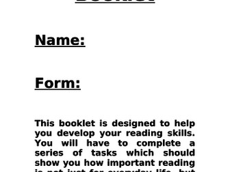 KS3 Developing Reading Skills pupil workbook