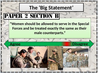 AQA Paper 2 Section B - Writing an Article: Women in the Special Forces
