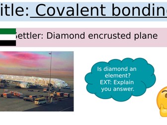 AQA Chemistry GCSE Covalent bonding