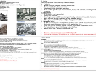 Whitechapel summary sheets