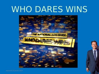 Who dares wins - Sociology Alevel Revision