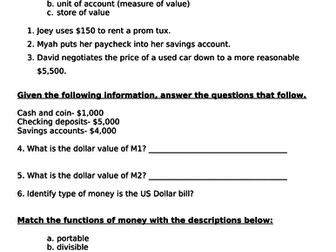 Macroeconomics- Banking System and Monetary Policy
