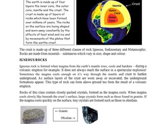 IGCSE ENVIRONMENTAL MANAGEMENT ROCKS AND MINERAL RESOURCES