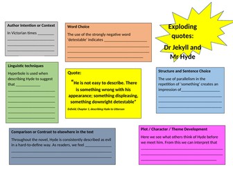 Jekyll and Hyde Quotation Analysis