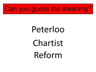 What happened at Peterloo?