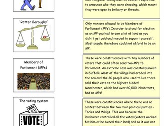 What were the Rotten Boroughs?