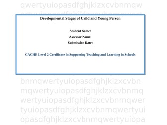 Developmental Stages birth -19 years