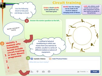 KS3/4 Circuit Training Learning Mat