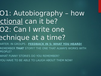 INSTANT COVER Anecdote Writing by Technique