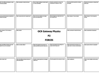 OCR P2 Revision Broadsheet