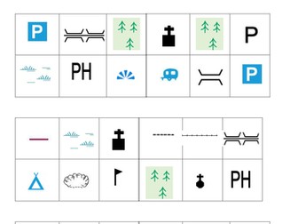 Map Symbols Bingo