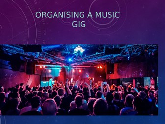 Organising a Music Gig/Show