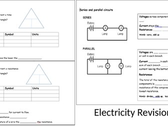 GCSE Electricity Revision
