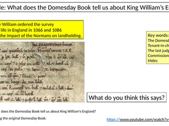 William I and the Domesday Book