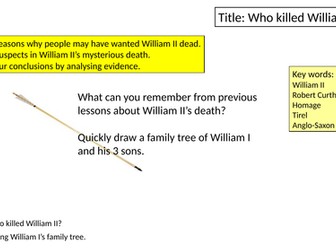 Who killed William II?