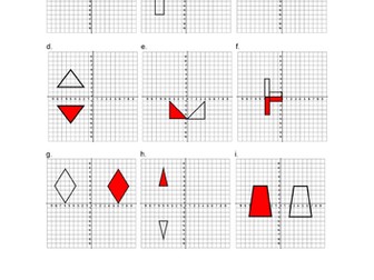 Describing Reflections - TRANSFORMATIONS