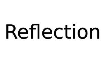 GCSE exam theme - Reflection