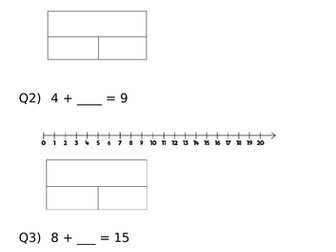 Solve missing number by counting on