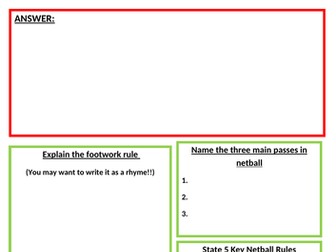 Netball activity for non-participants