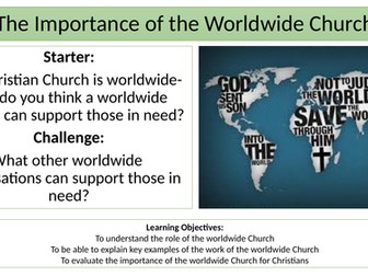 The Importance of Worldwide Church AQA A