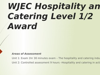 Hospitality and Catering revision powerpoint