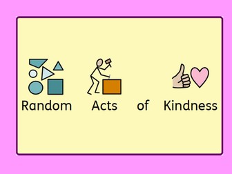 Random Acts of kindness Day
