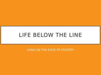 Living on the Poverty Line in the UK (food/beauty banks)
