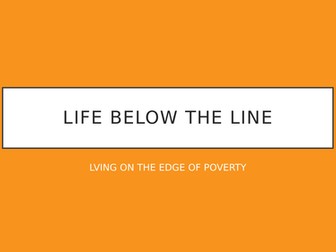 Living on the Poverty Line in the UK (food/beauty banks)