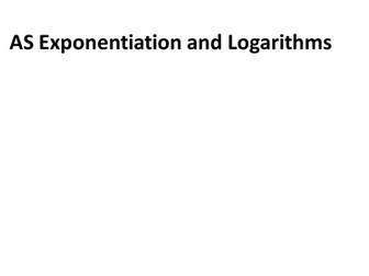 AS Exponentiation and Logarithms Diagnostic Questions (w. Answers)