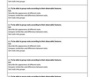 Year 3 Rocks and Soils