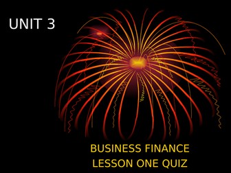 Btec Costs Quiz -