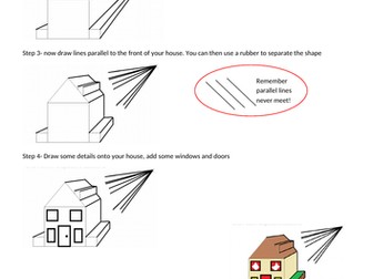 one point perspective lesson or cover