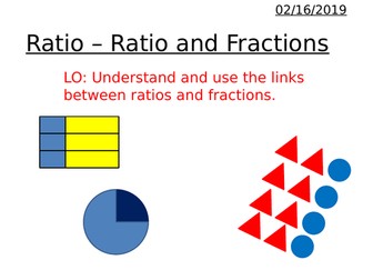 Ratio - Ratios and Fractions